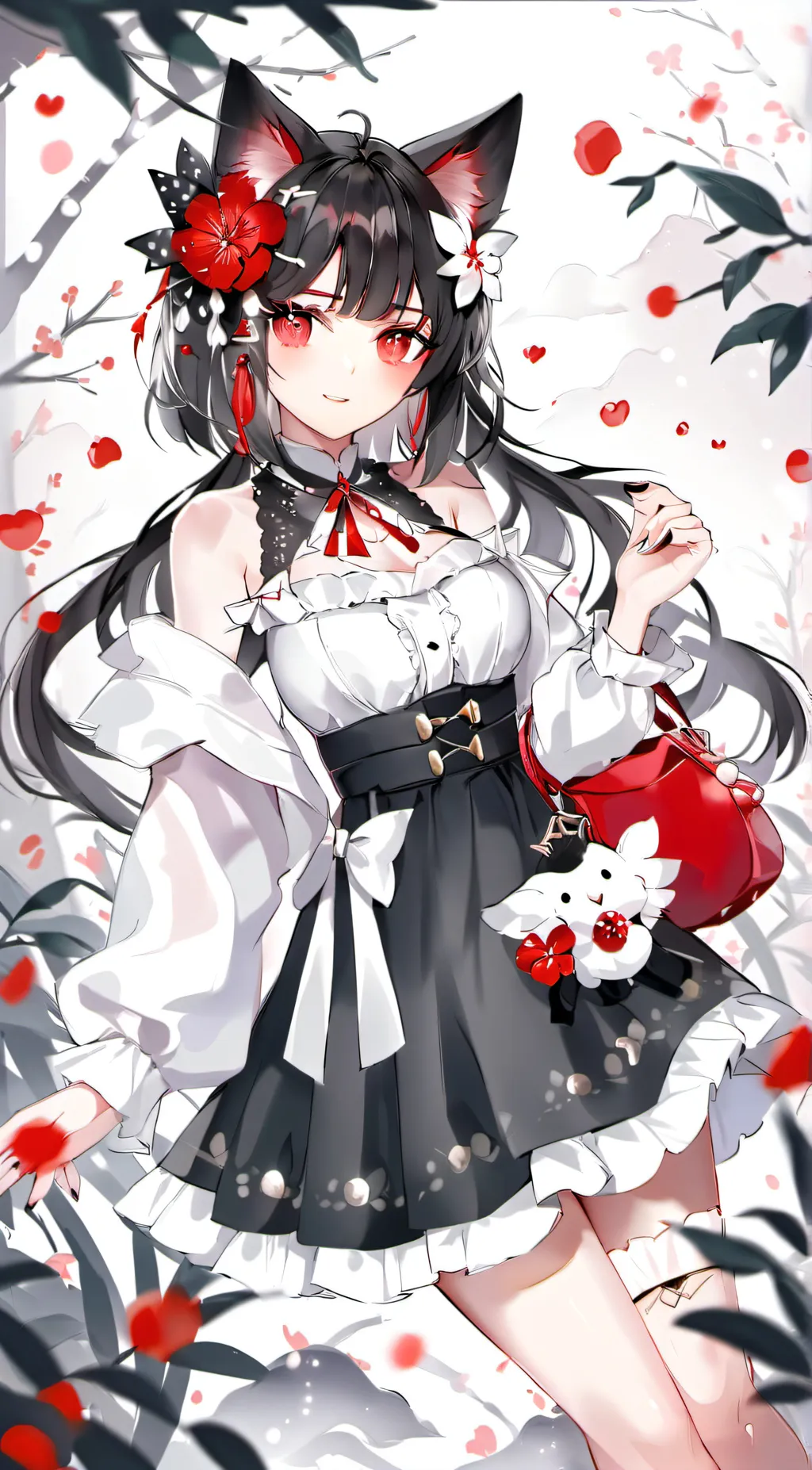 ai character: Blossom background