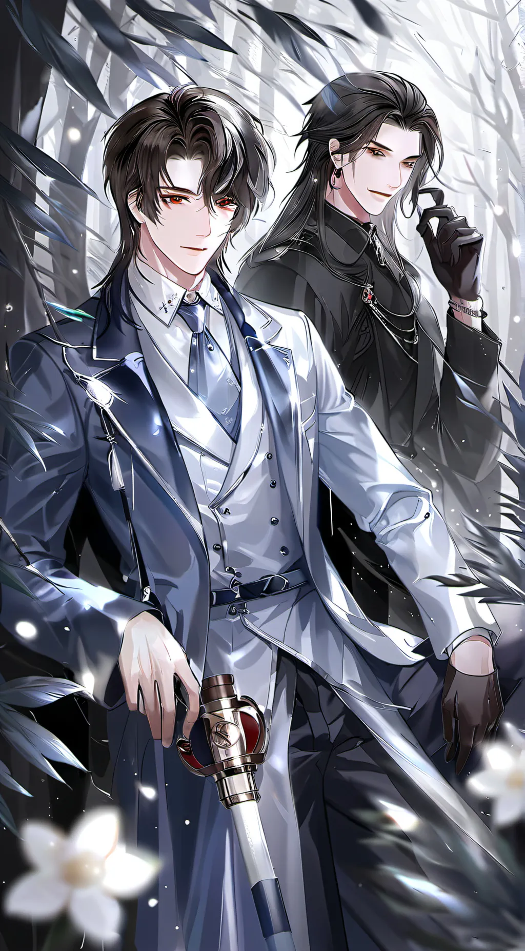 ai character: Jay and Alexander  background