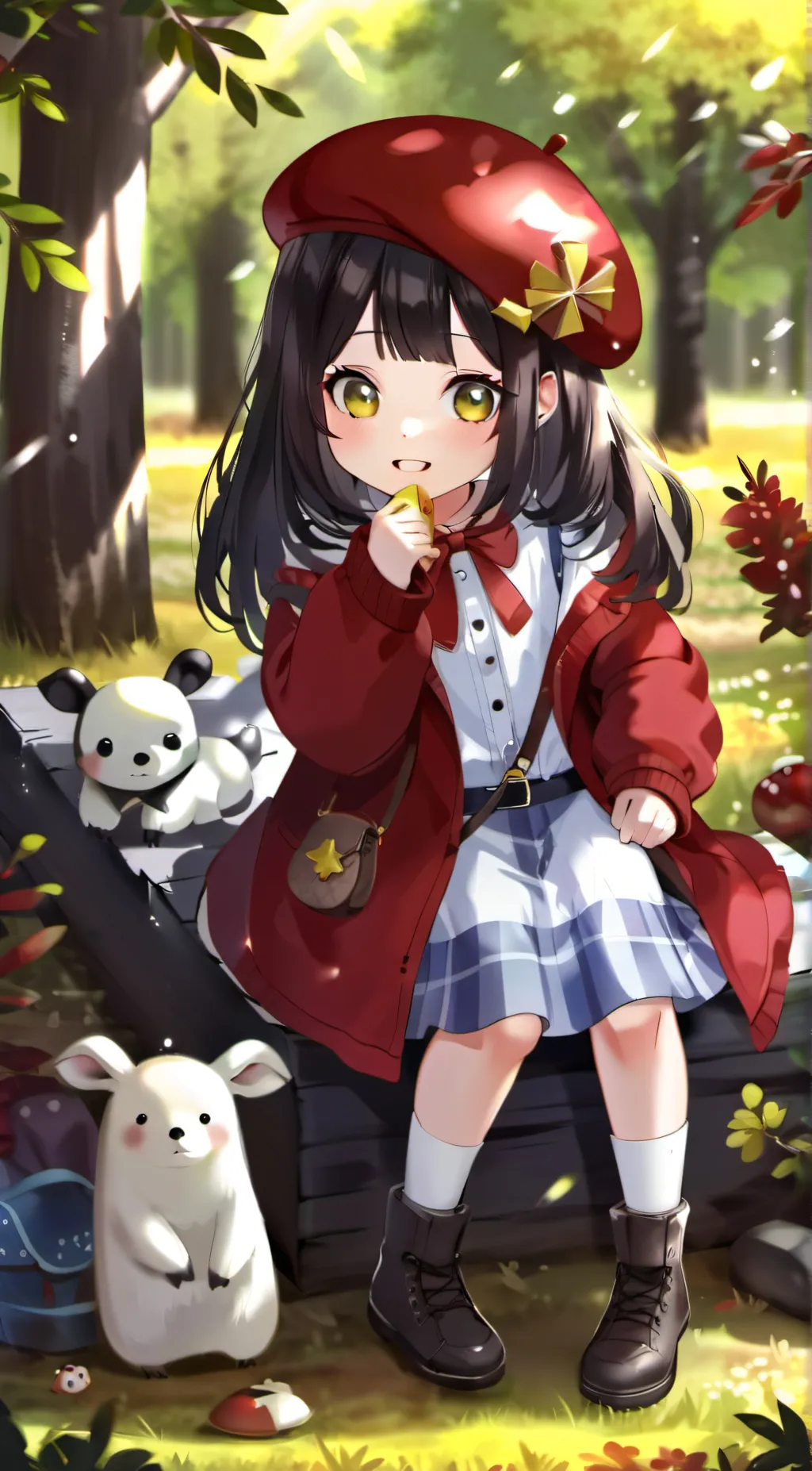 ai character: Ally  background