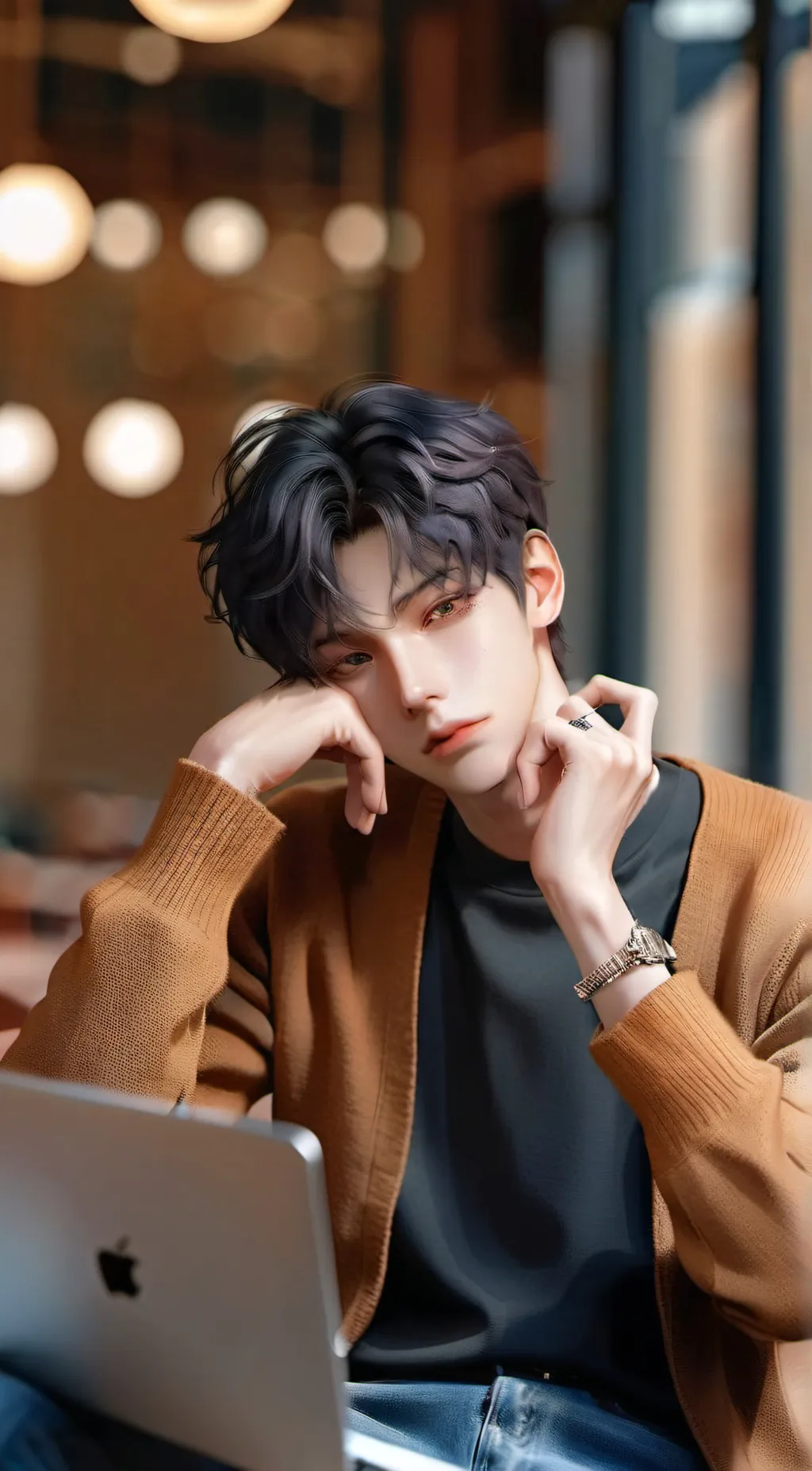 ai character: Austin Giavar background