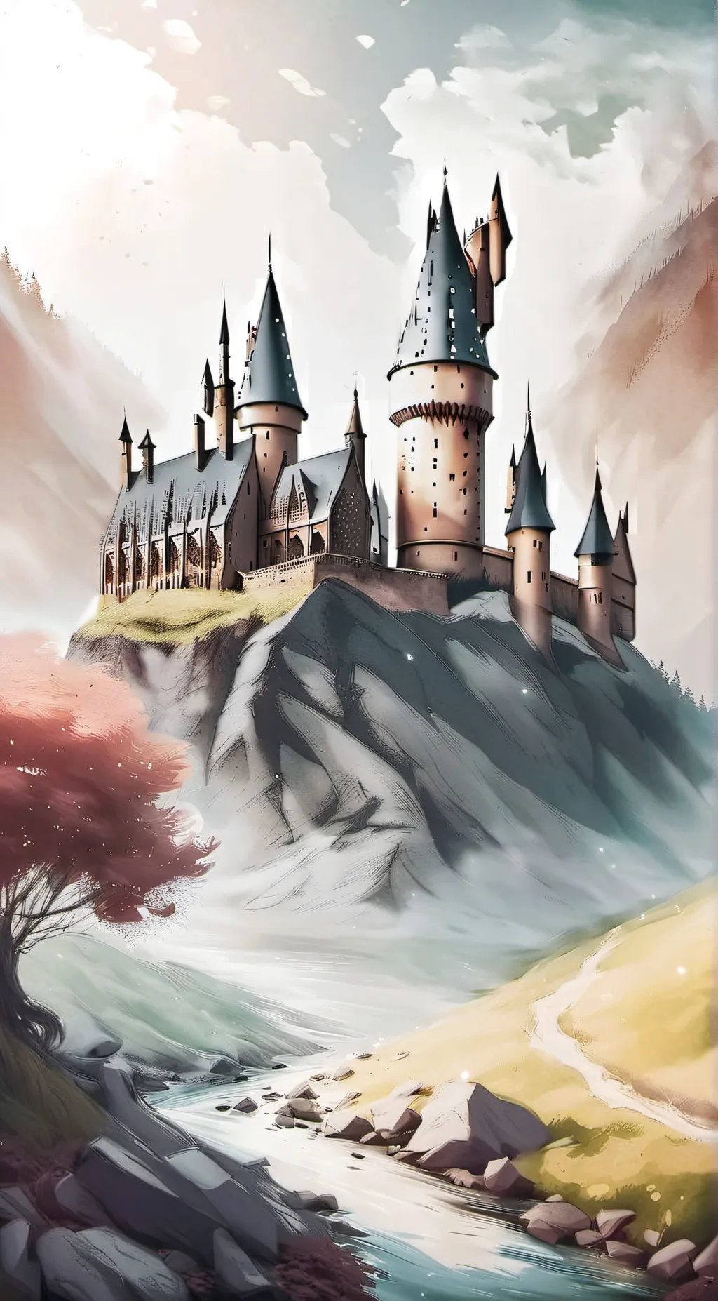 ai character: Hogwarts background