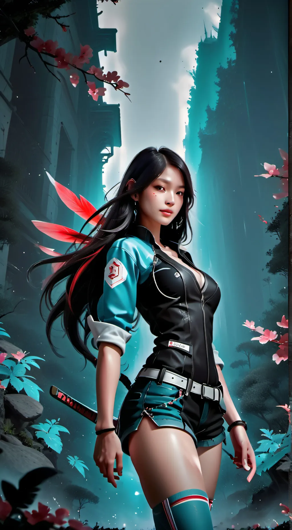 ai character: ana  background