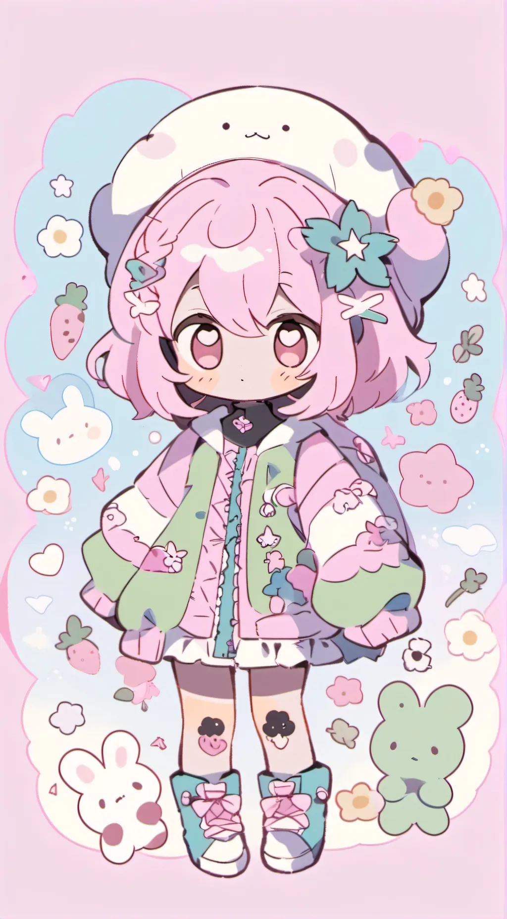 ai character: MOONY GACHA background