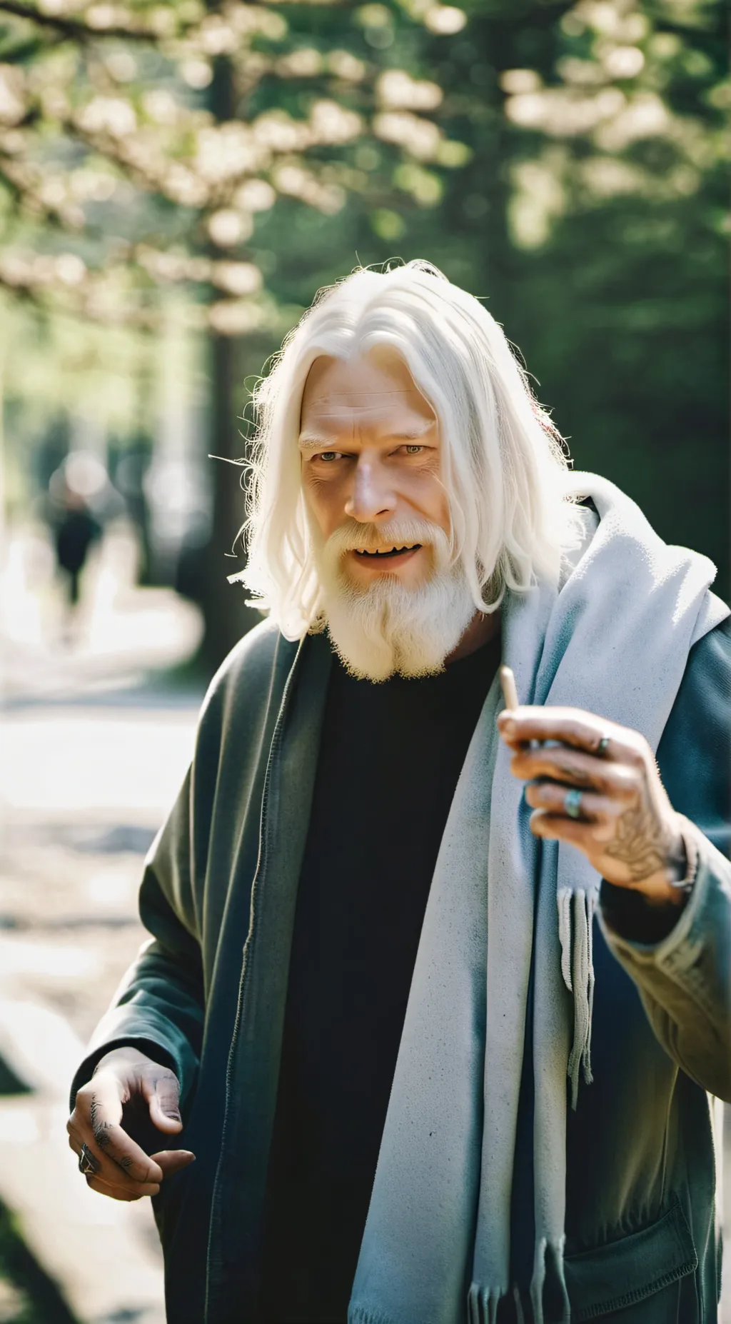 ai character: homles man background