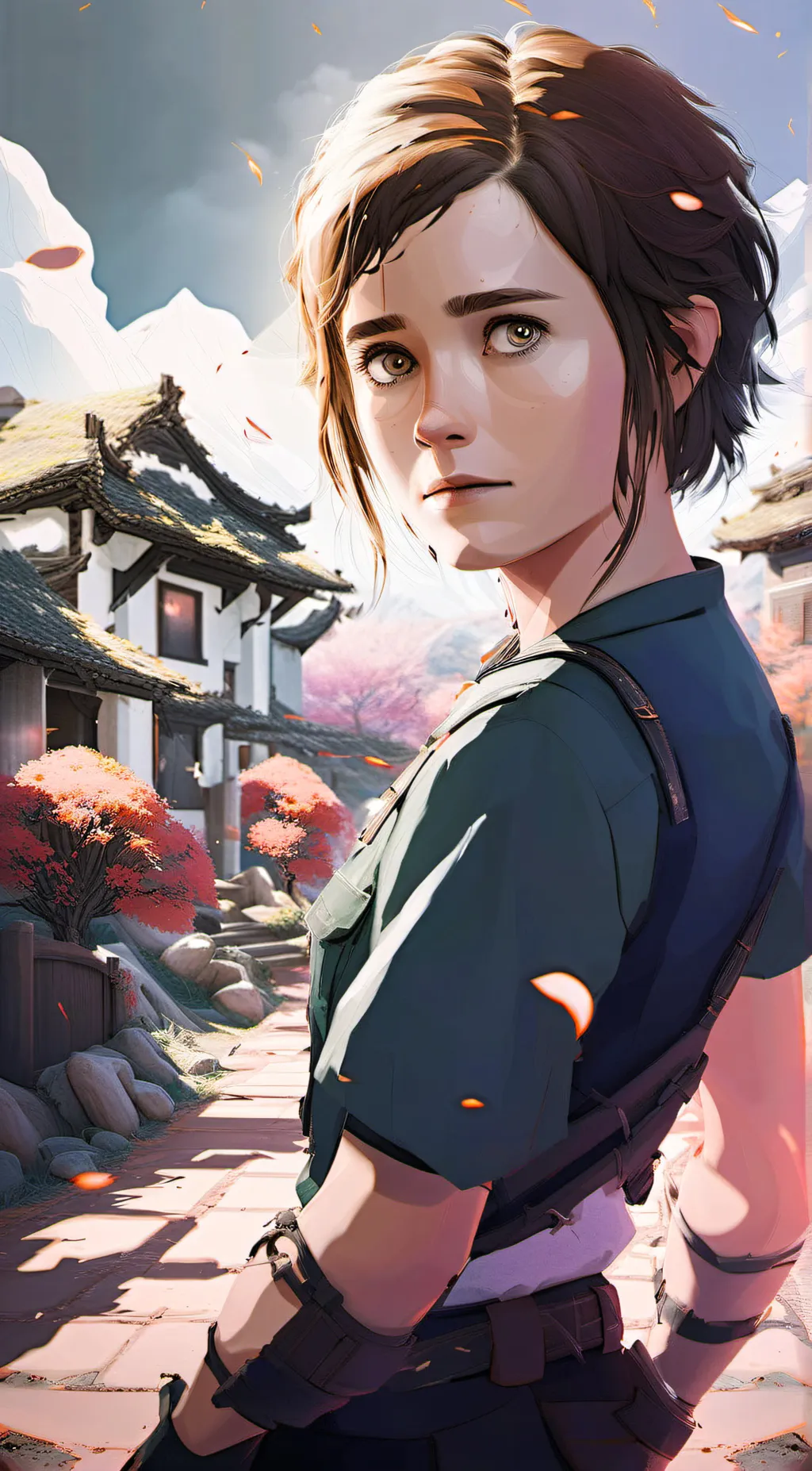 ai character: Ellie background