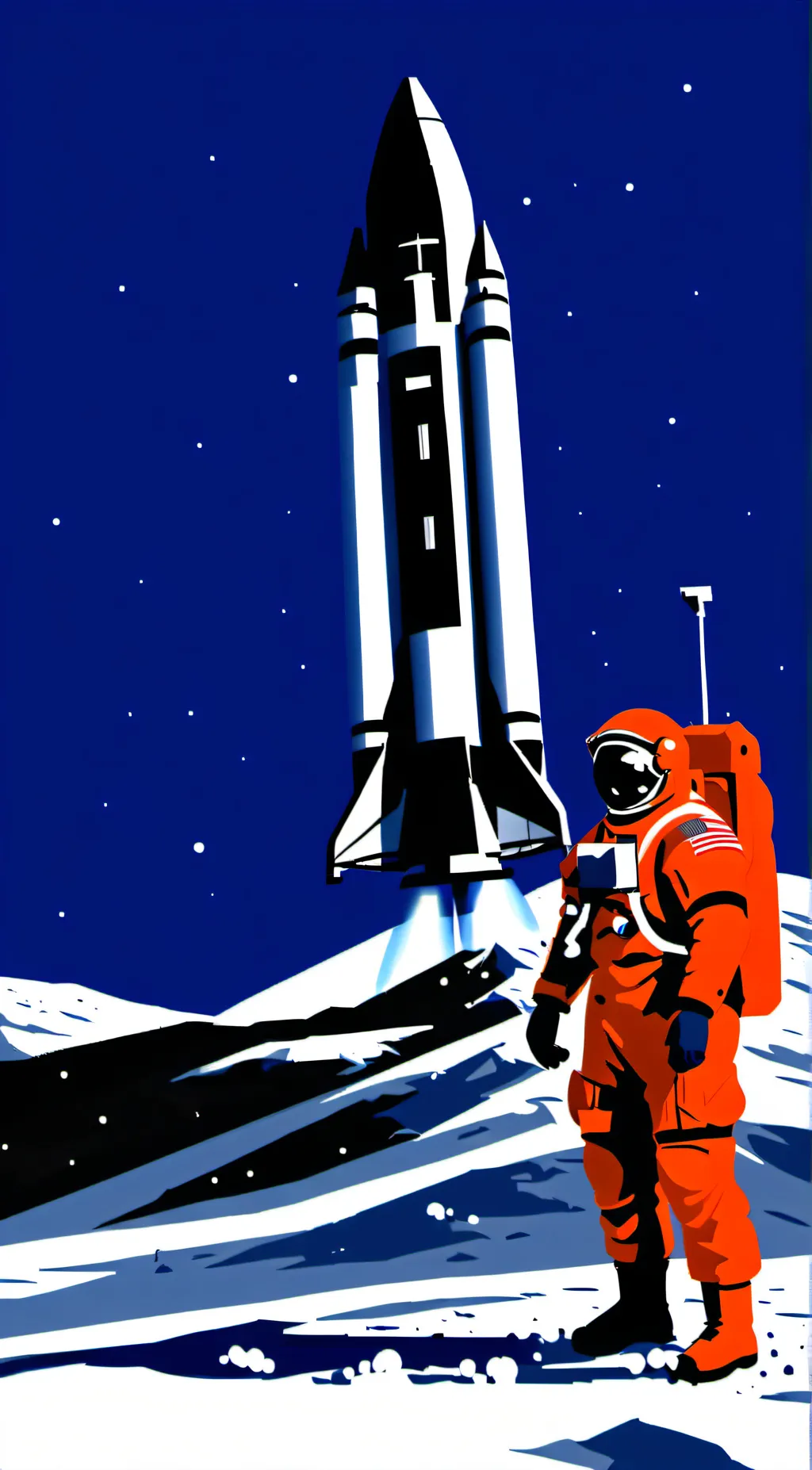 ai character: NASA JPL background