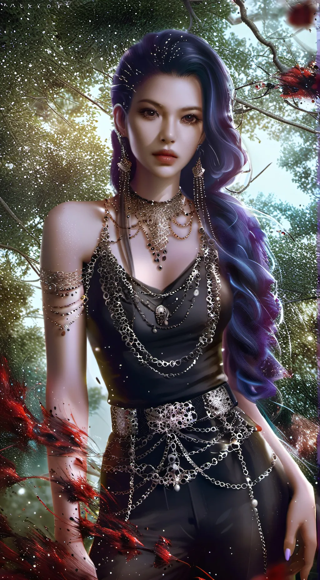 ai character: Katherine  background