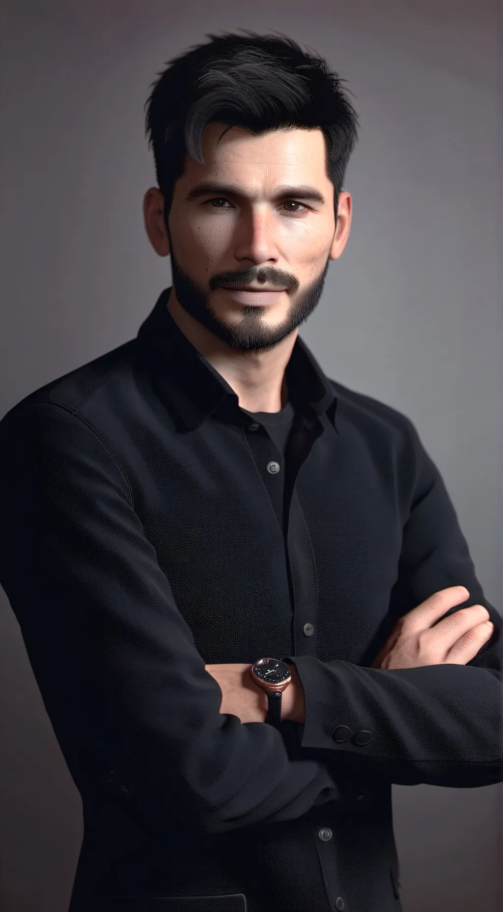 ai character: dad background