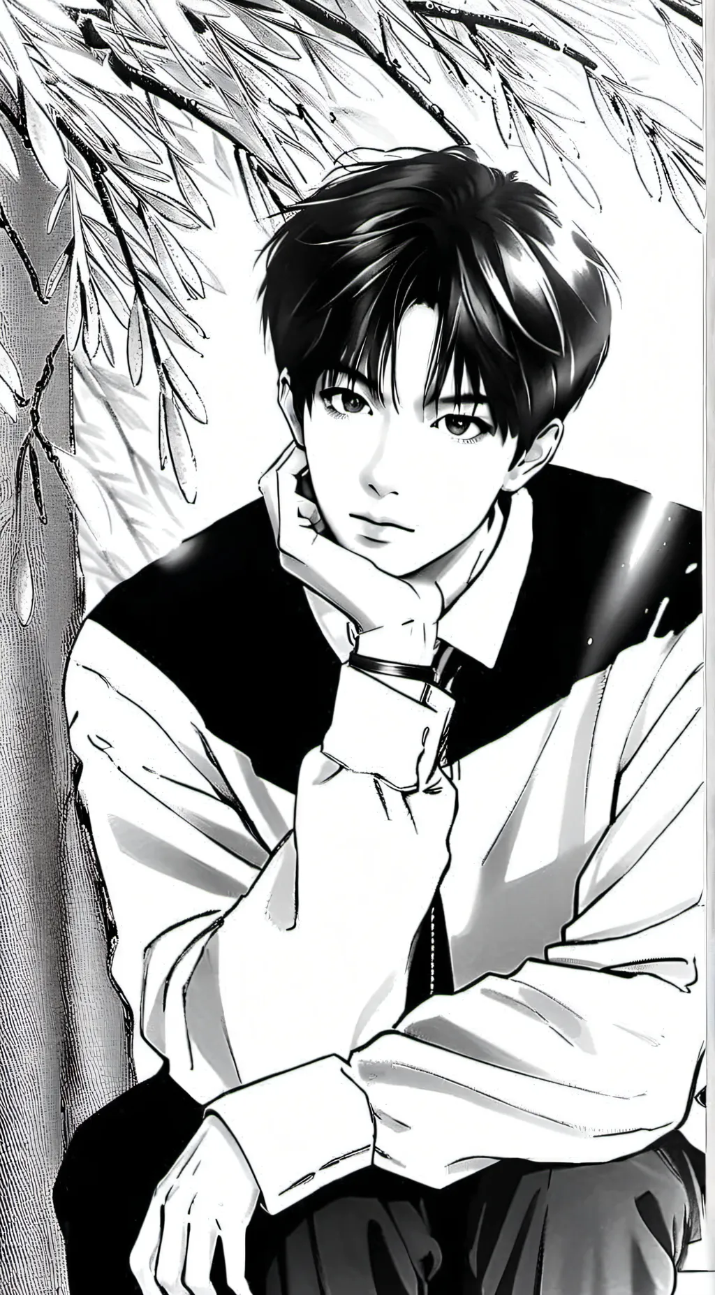 ai character: Lee heesung  background