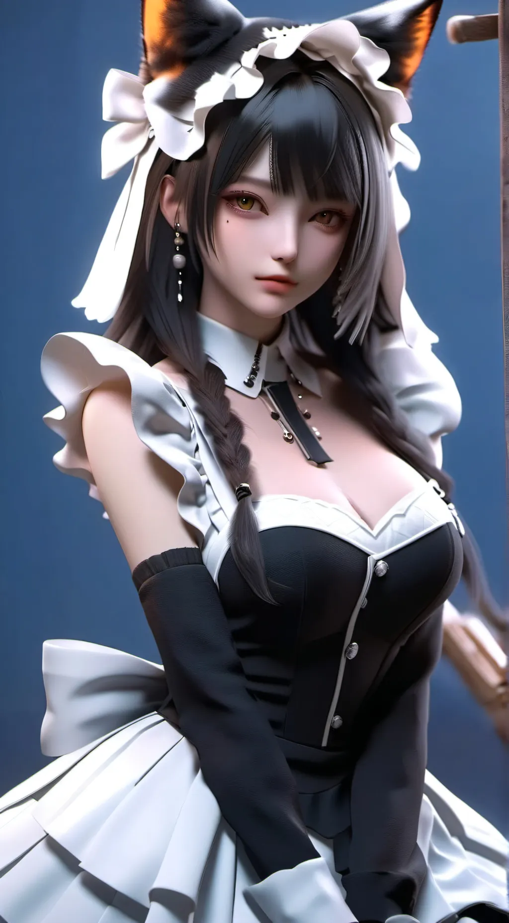 ai character: Kitty  background