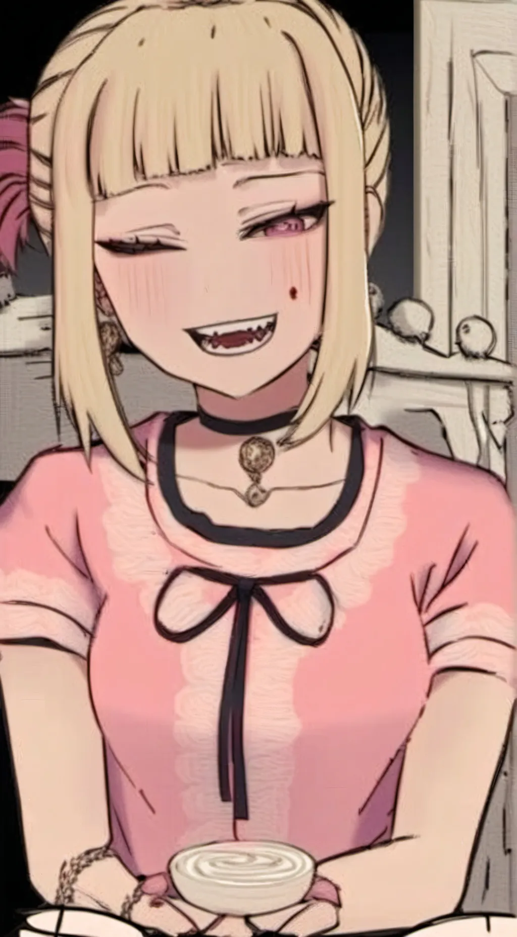 ai character: toga background