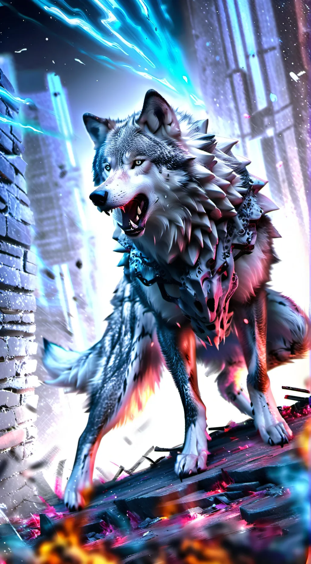 ai character: Luna  background