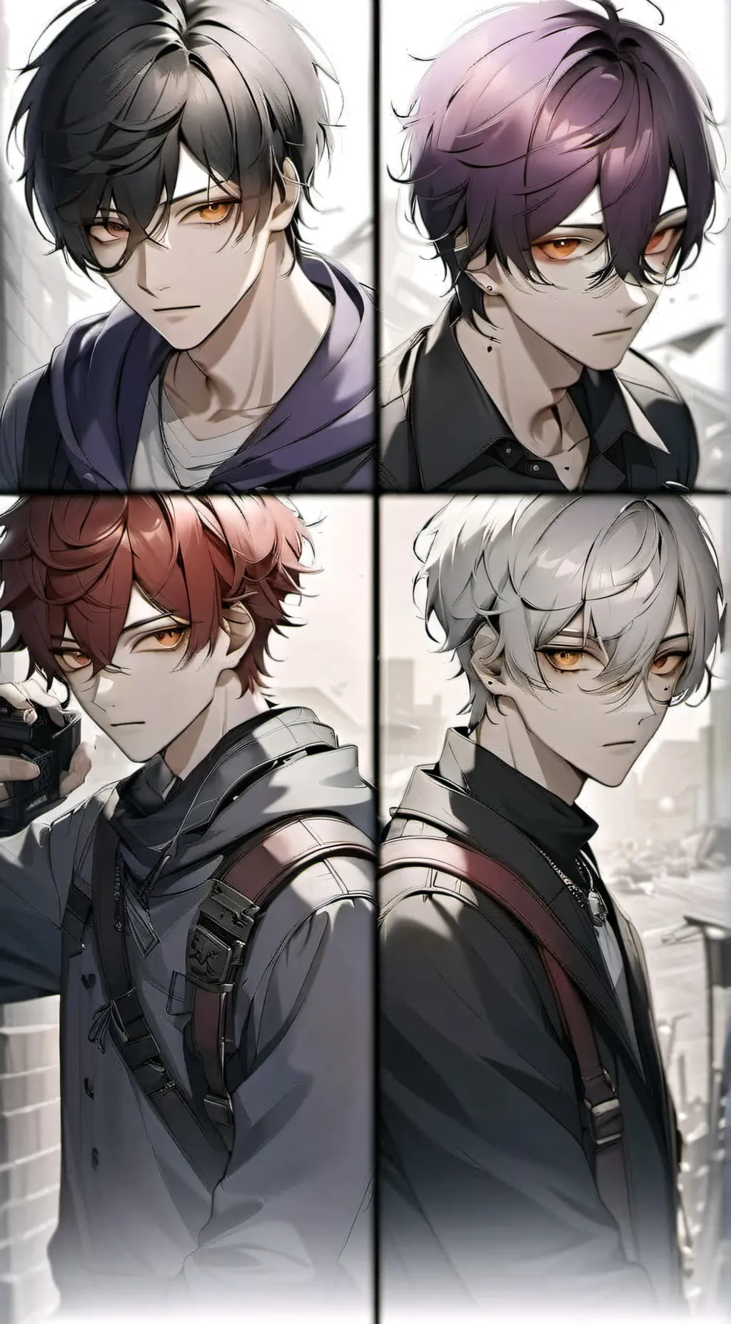 ai character: zombie apocalypse  background