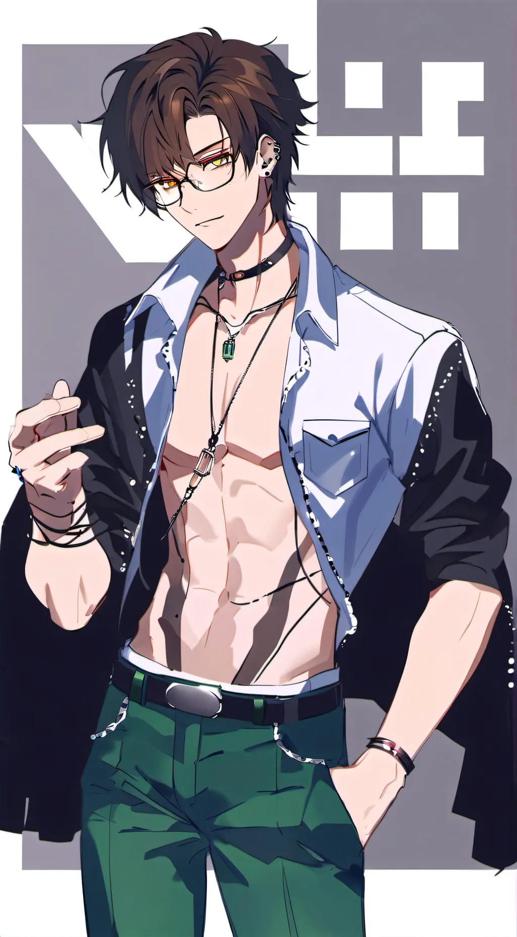 ai character: - Andrew - background