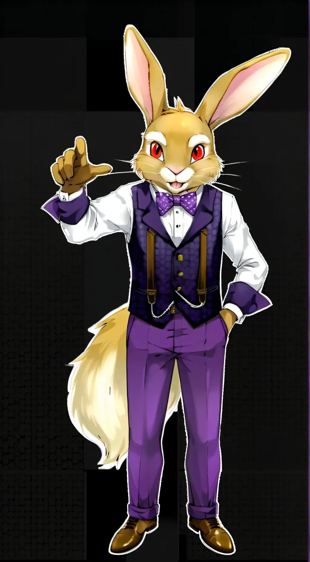 ai character: Glitchtrap background