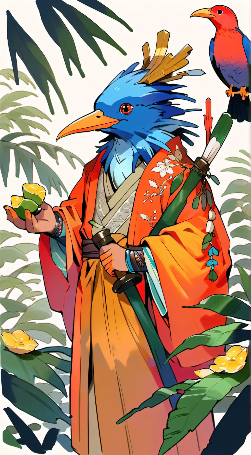 ai character: Orikin  background