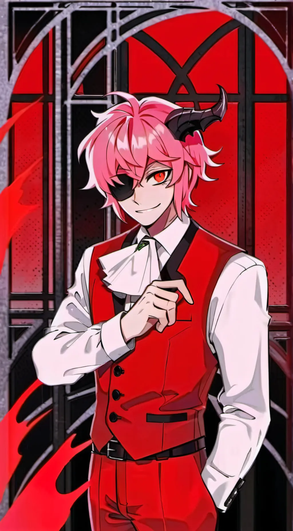 ai character: Alastor  background