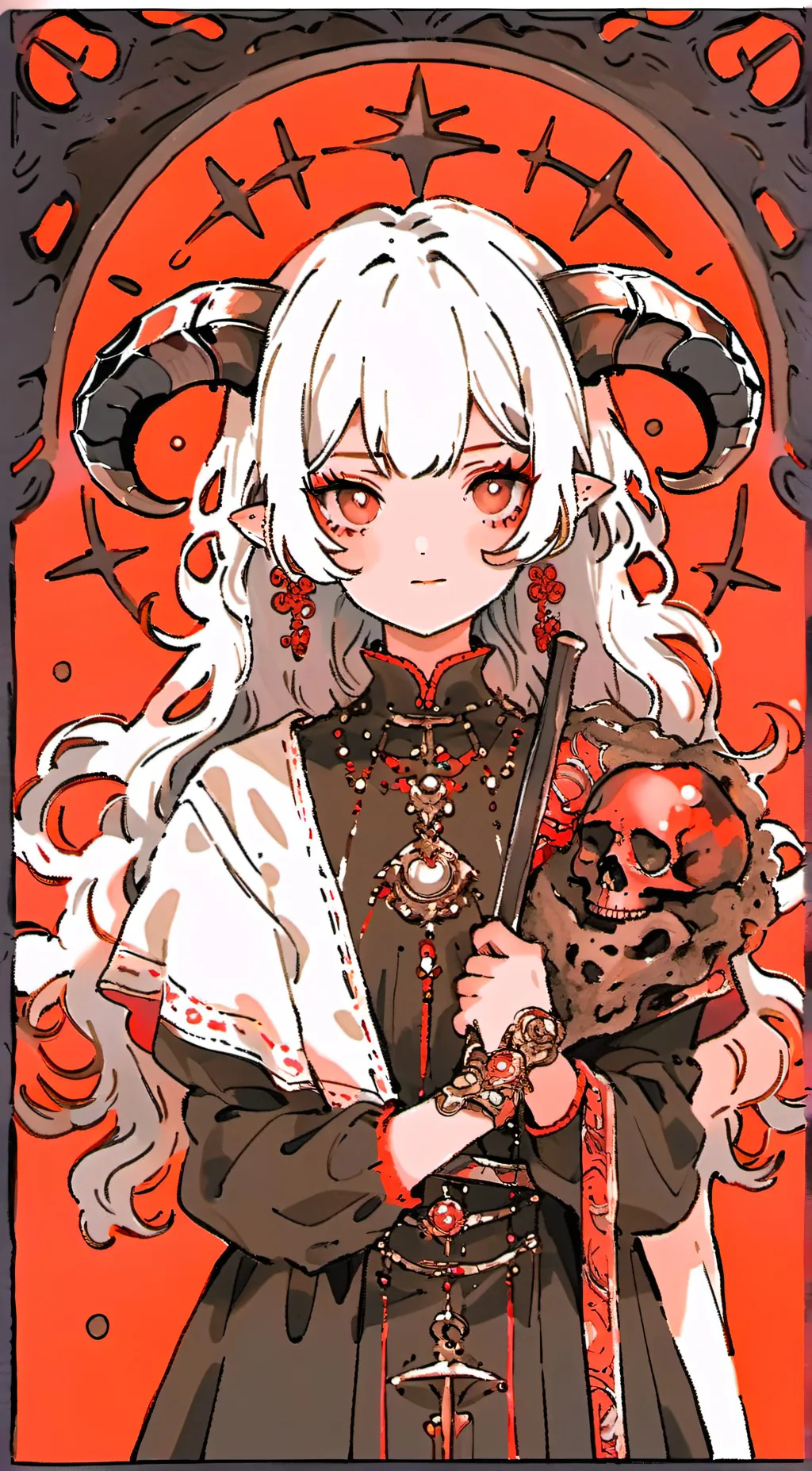 ai character: Luna background