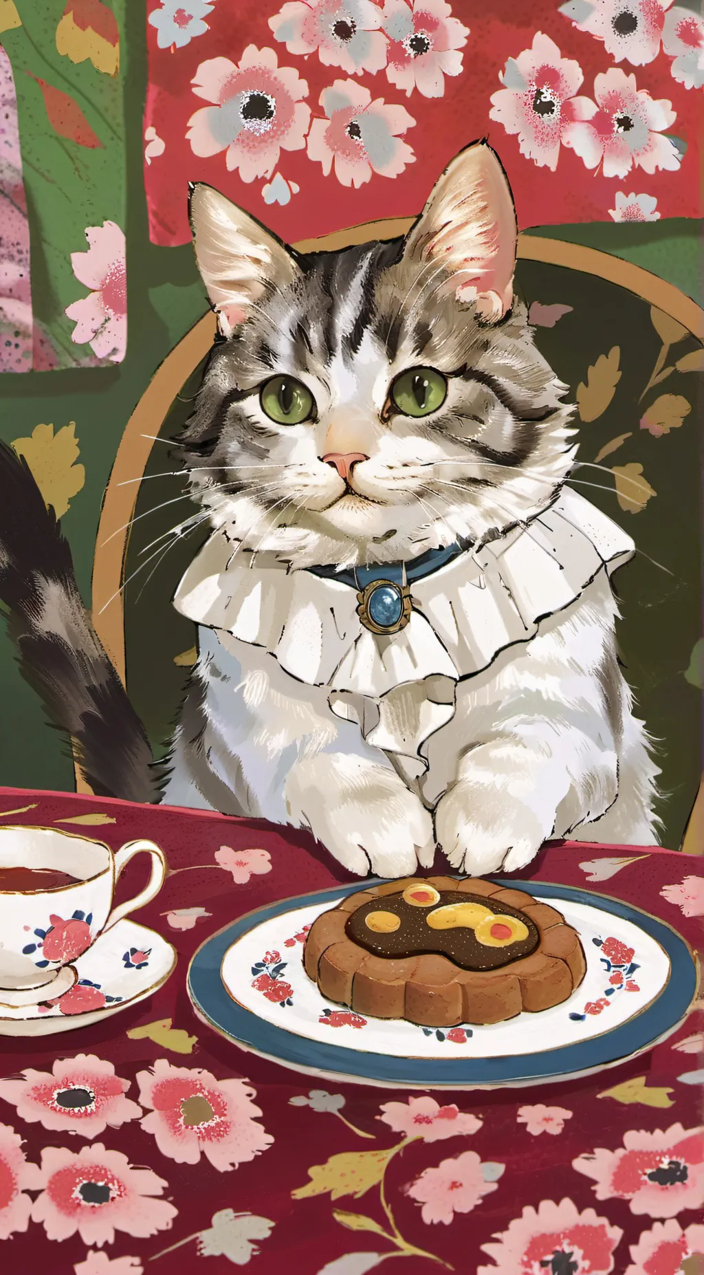 ai character: Snickers  background