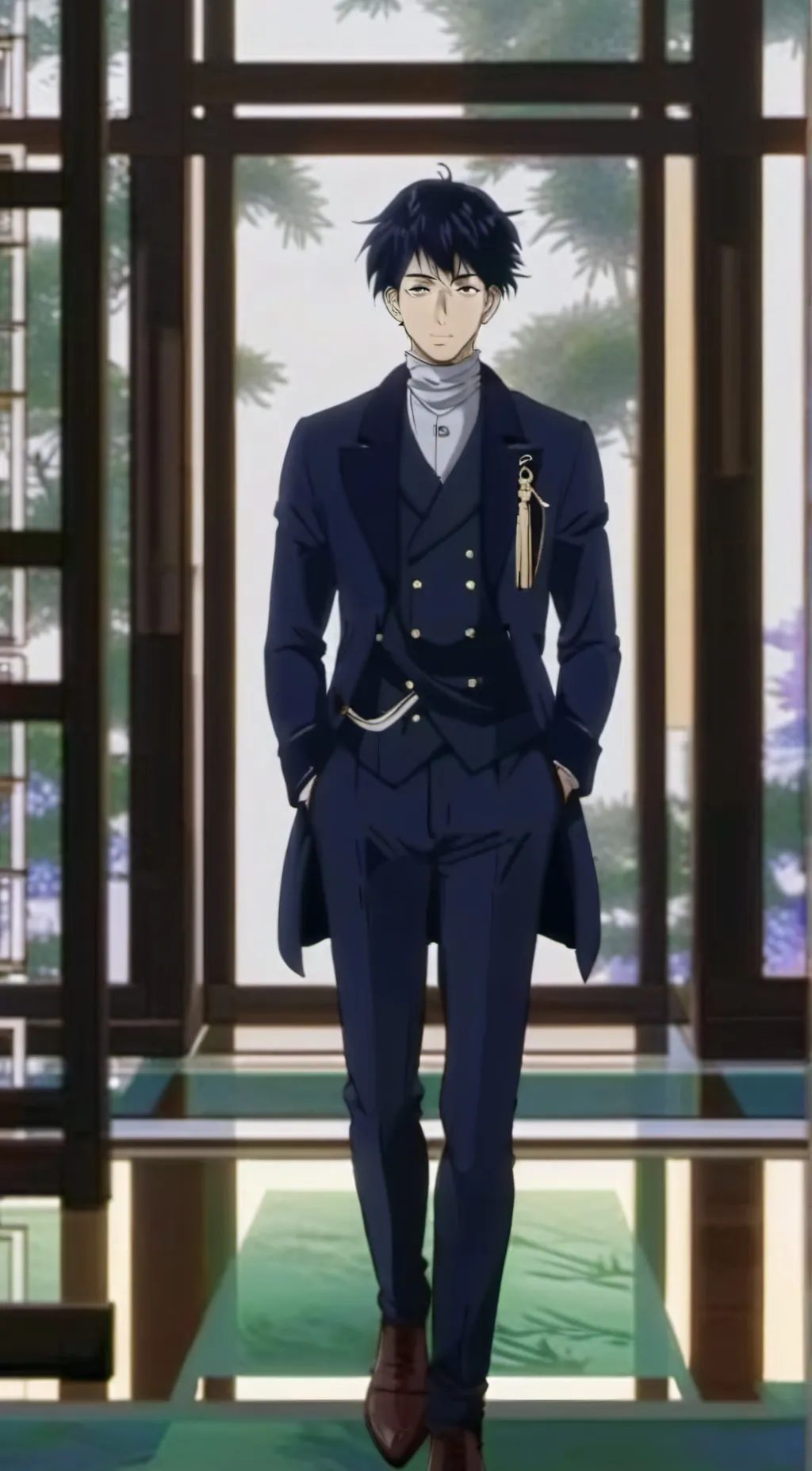 ai character: Justin background