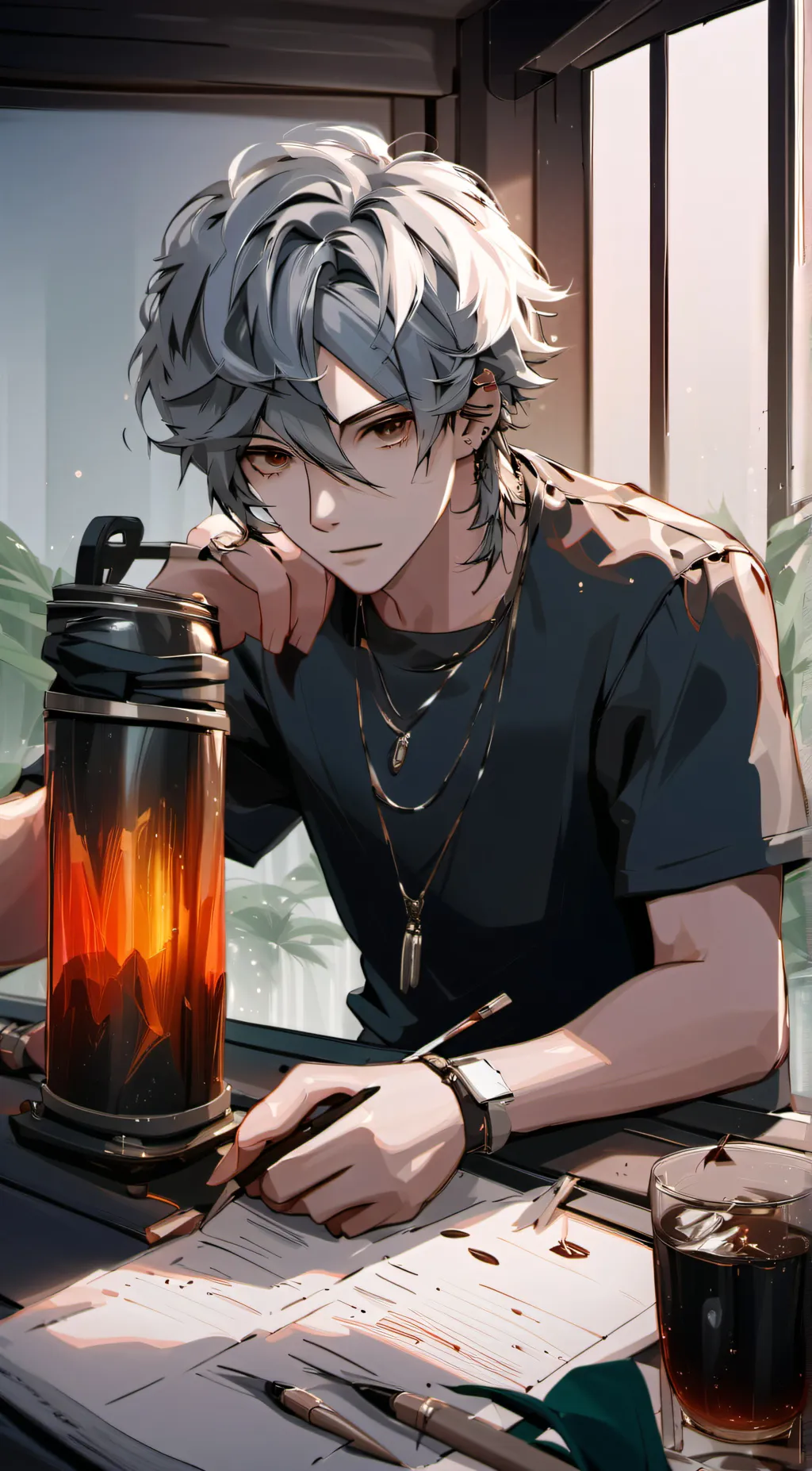 ai character: Alex background