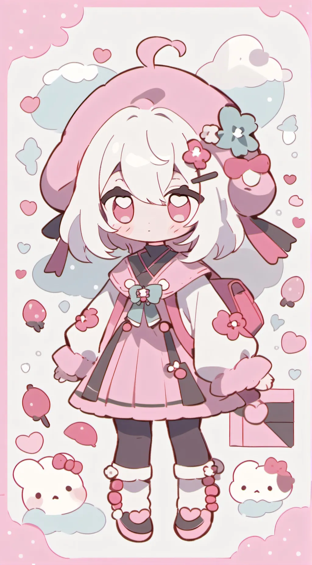 ai character: mha fight background