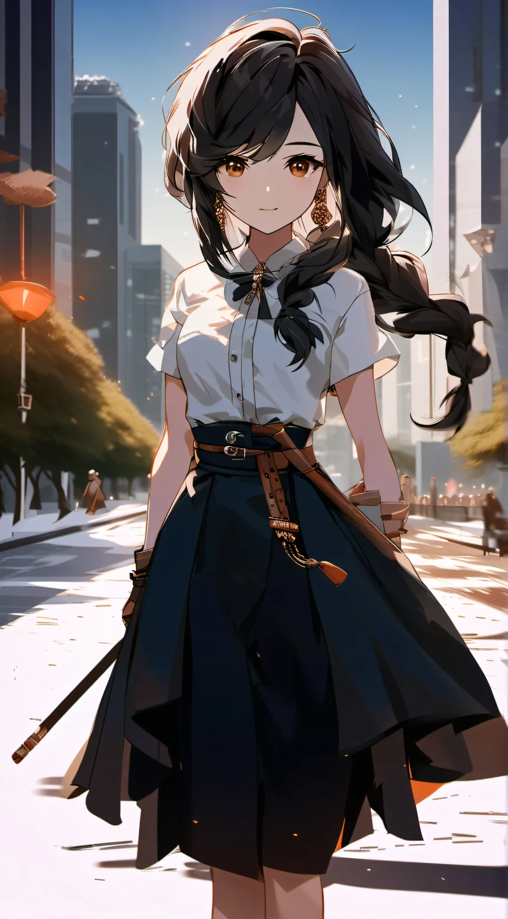 ai character: hello im carla background