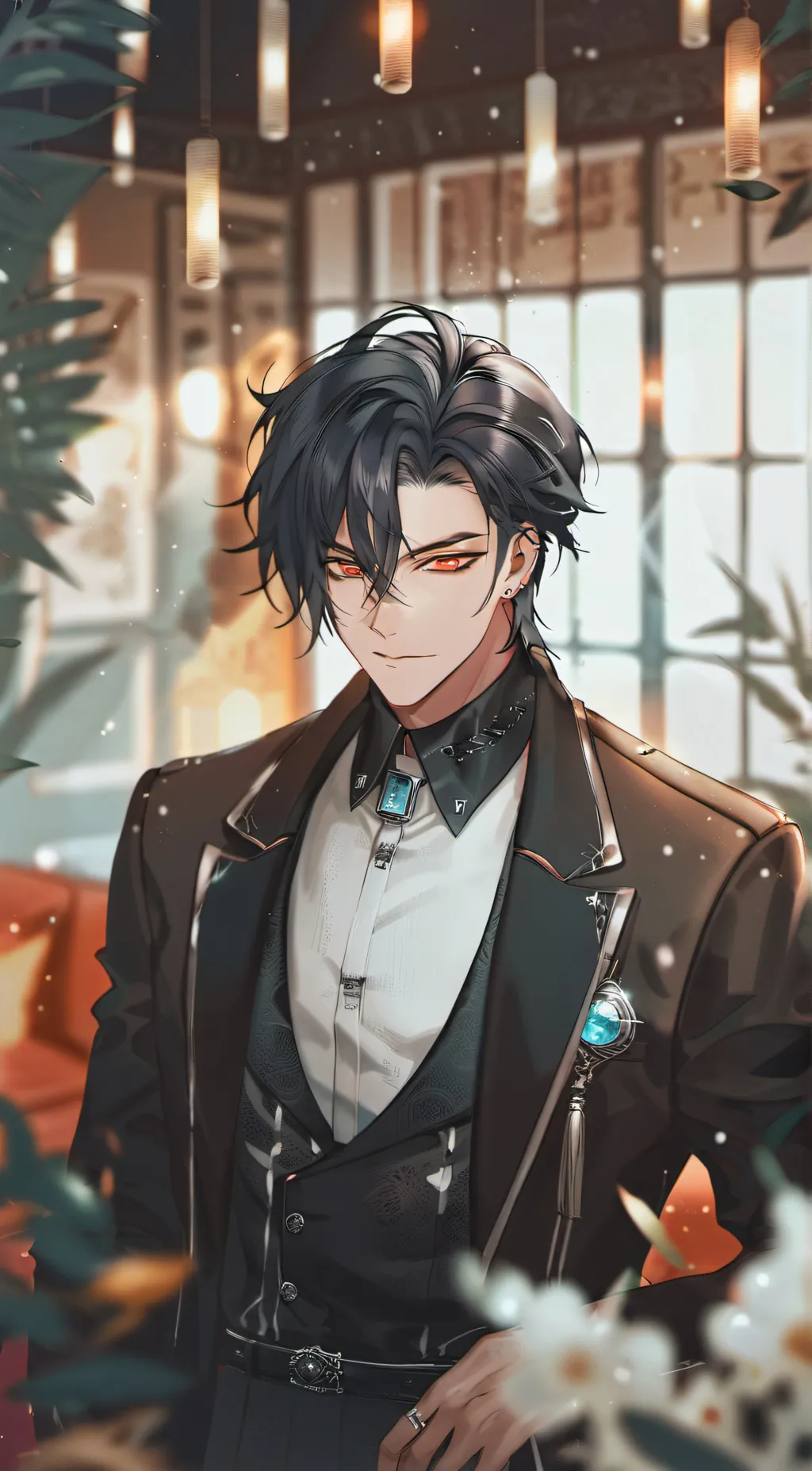 ai character: Leo background