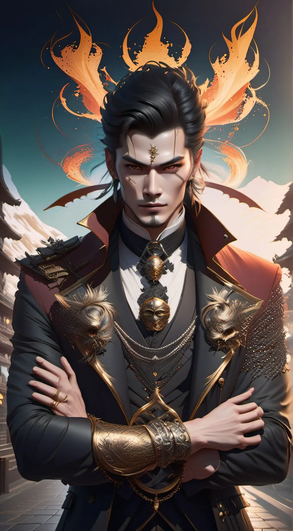 ai character: ex boyfriend  background