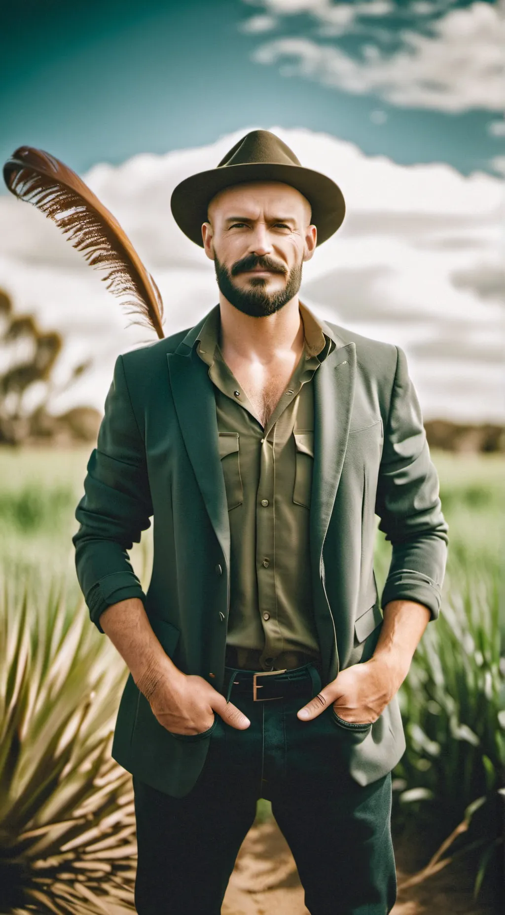 ai character: saxton hale background