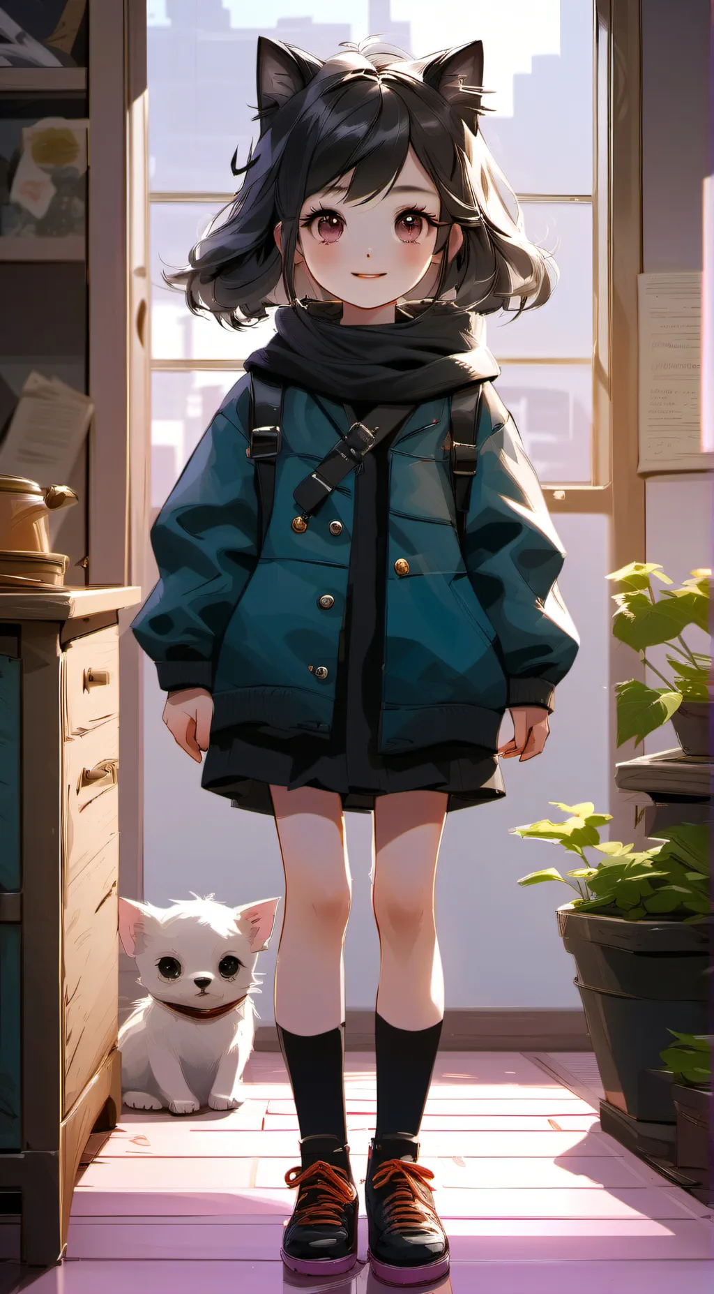 ai character: Amy~ background