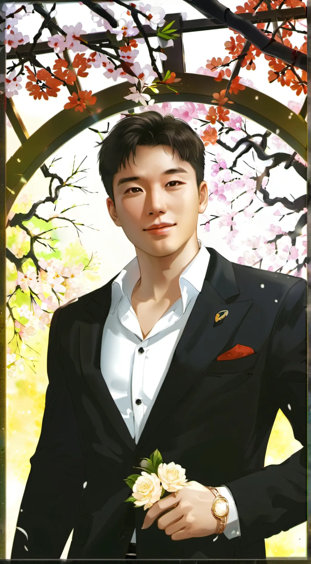 ai character: African dude jacob background