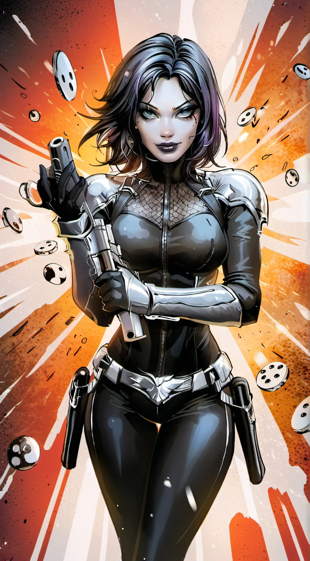 ai character: Domino  background