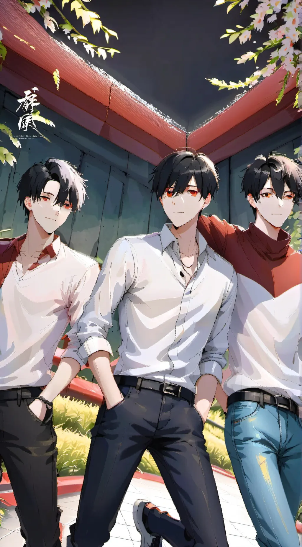 ai character: Alex, max,Jake  background