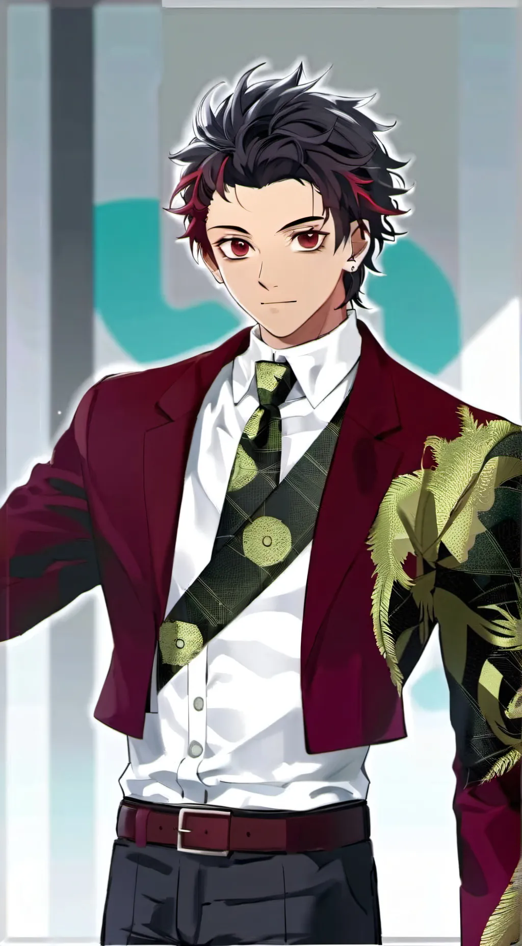 ai character: tanjiro kamado background