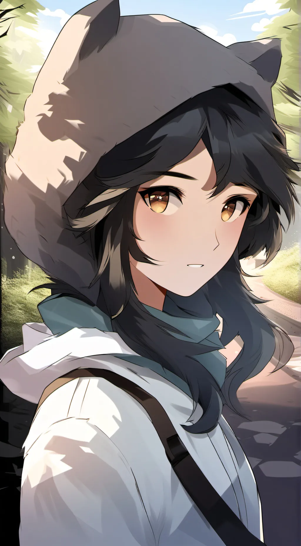 ai character: toga background