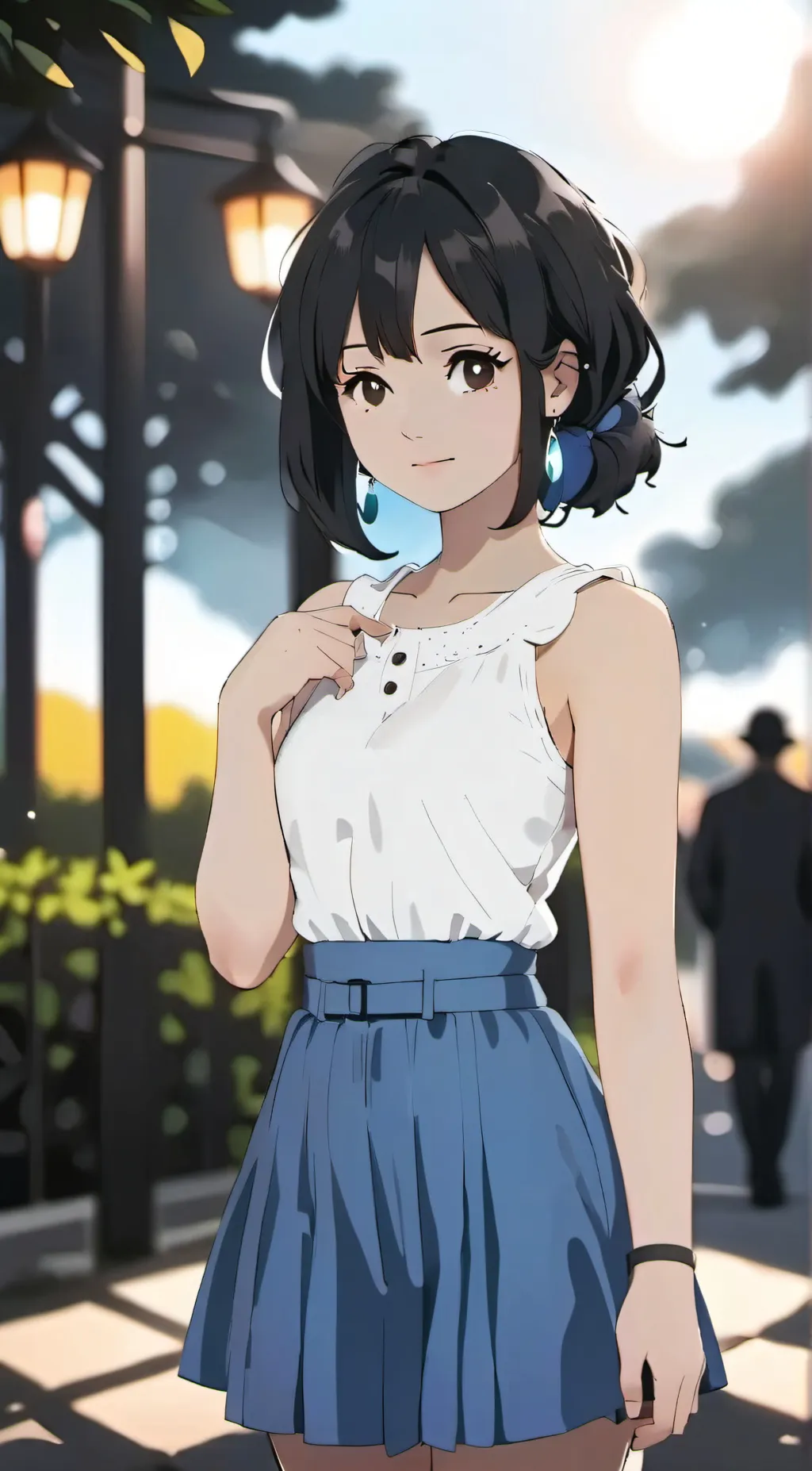 ai character: Ashley background