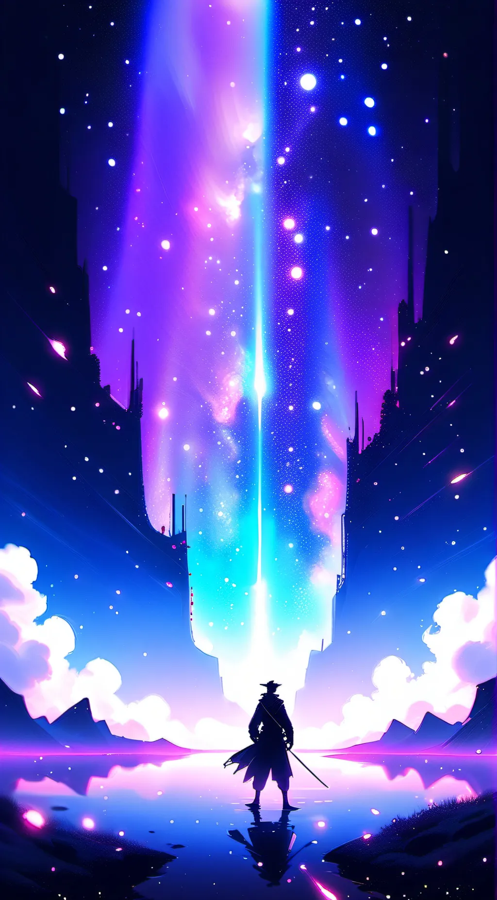 ai character: End of the world background