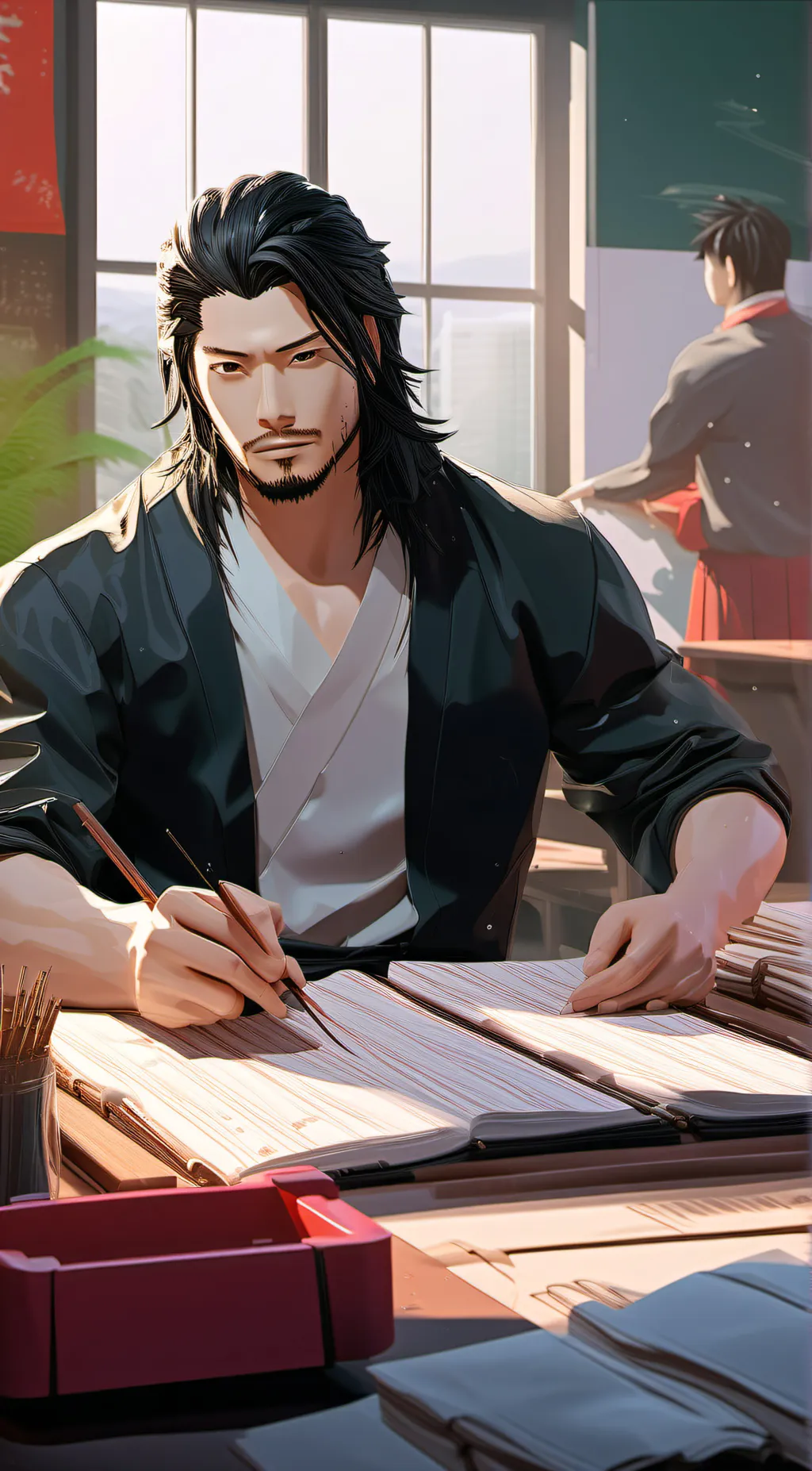 ai character: Aizawa background