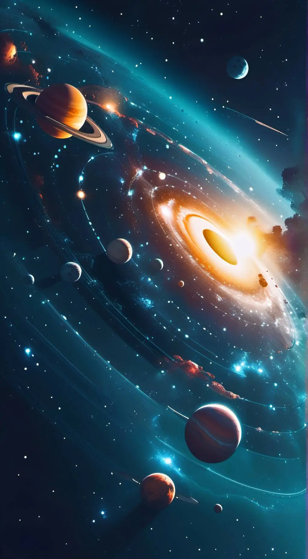 ai character: Solarballs background