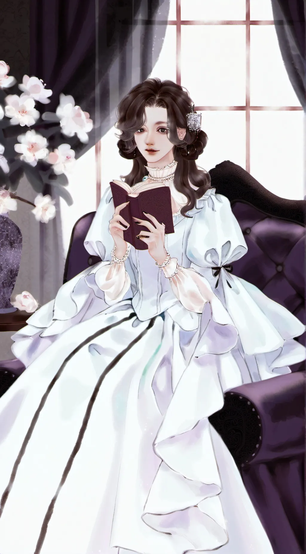 ai character: Navy background