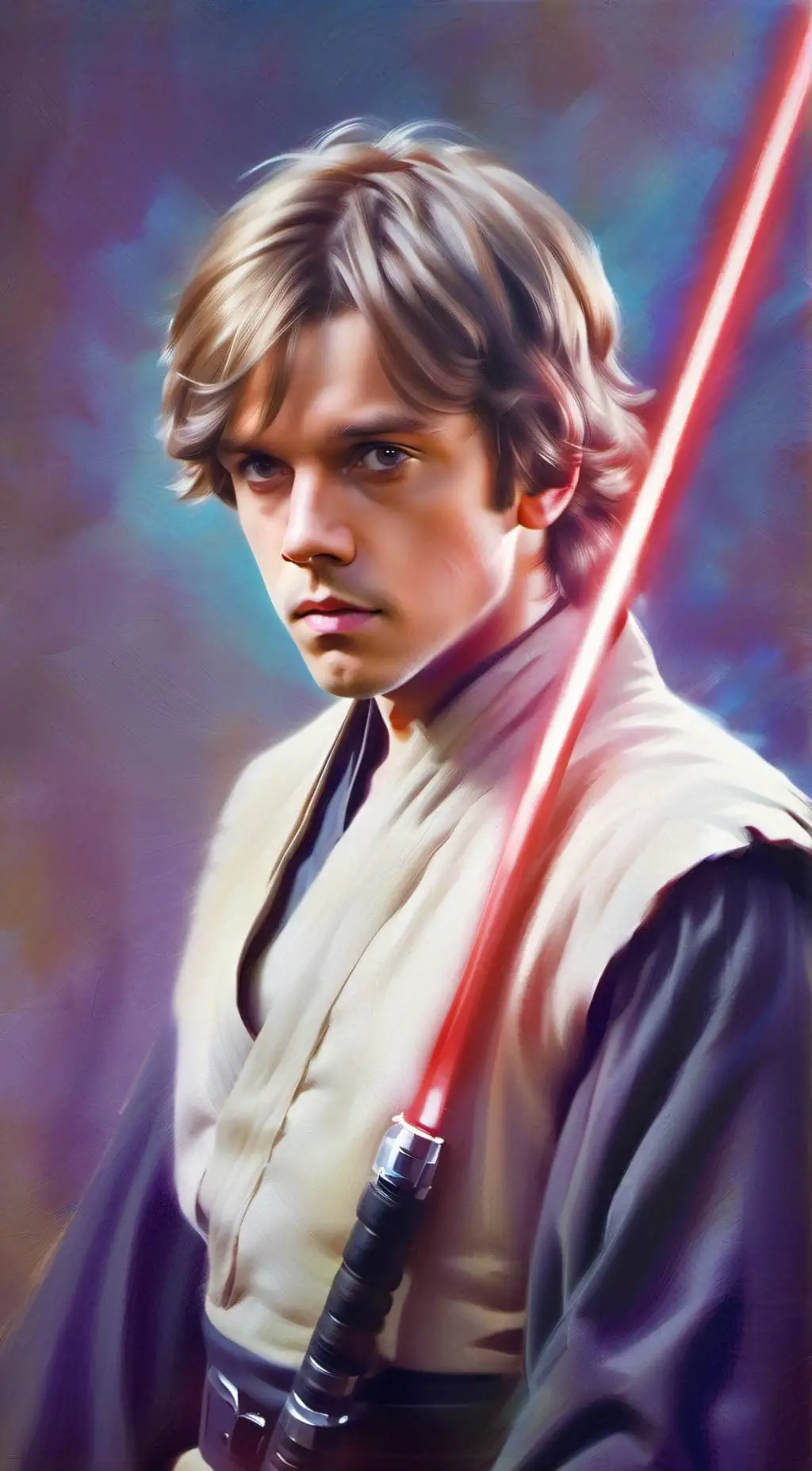 ai character: Luke skywalker background