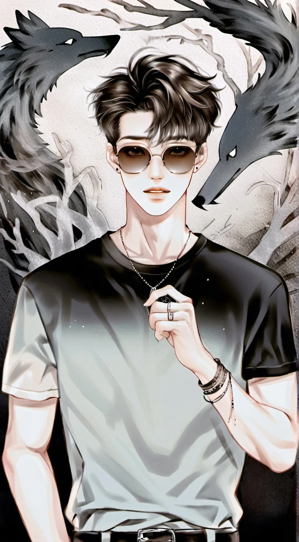 ai character: - Malcom Kendric - background