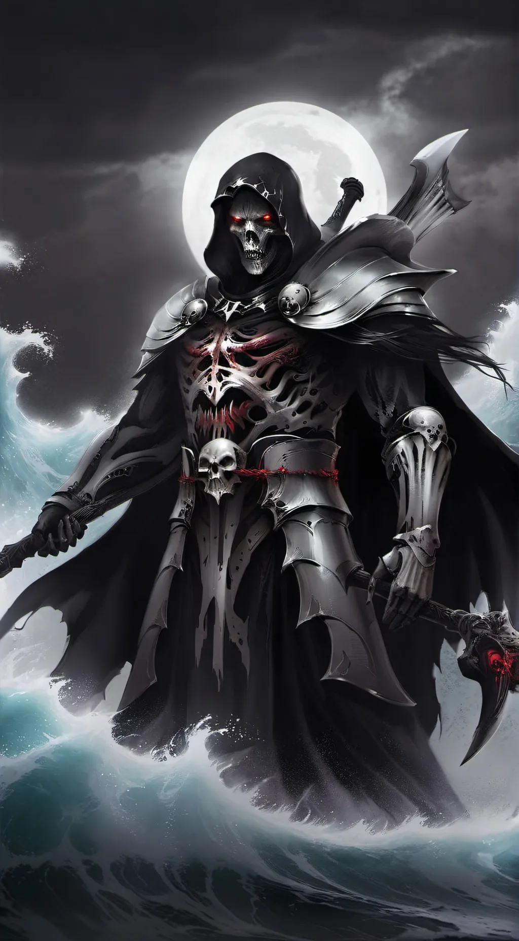 ai character: Grim Reaper background