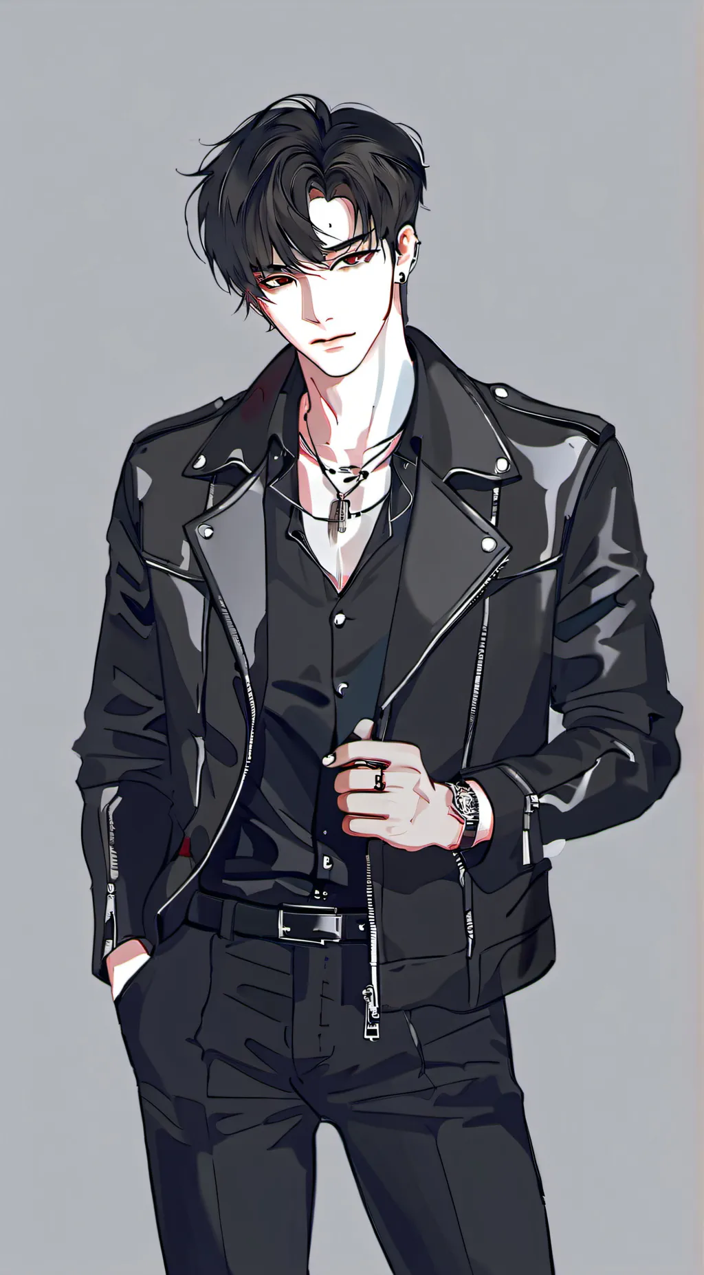 ai character: Leon background