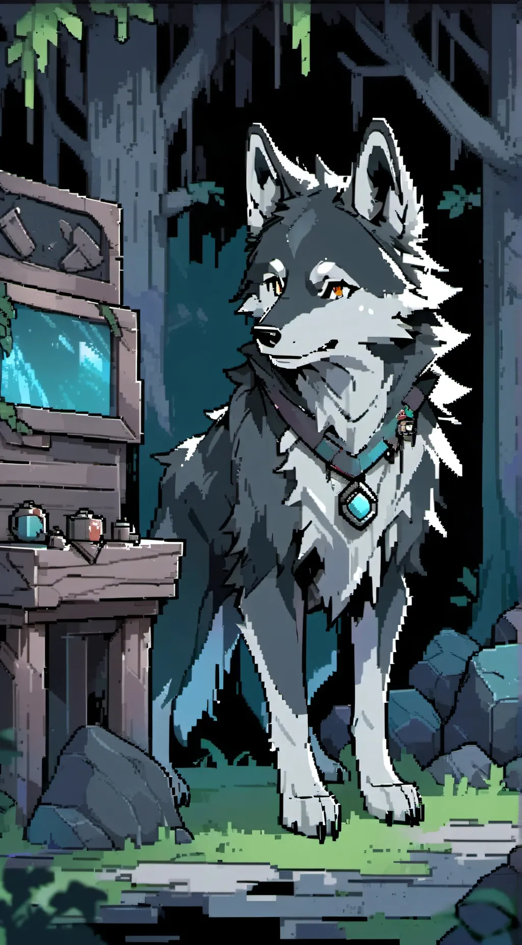 ai character: Smiling Critters background