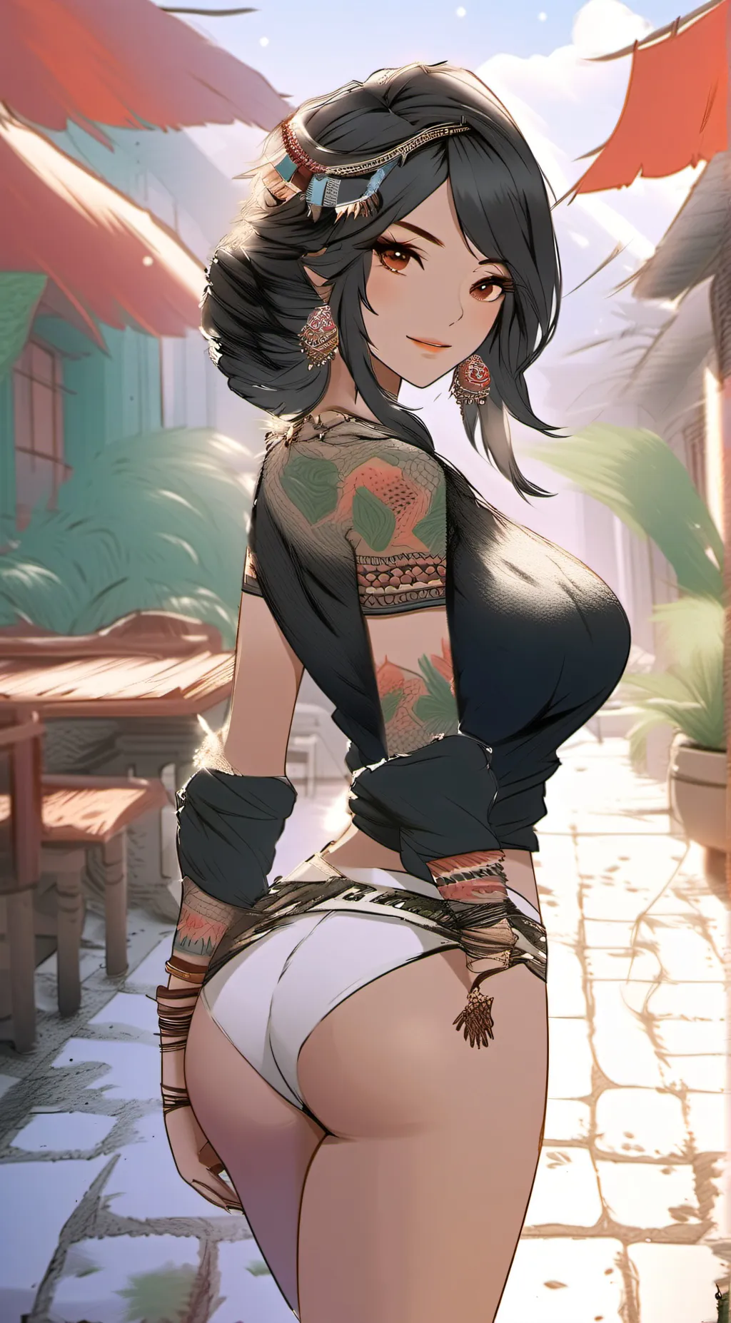 ai character: shamera  background