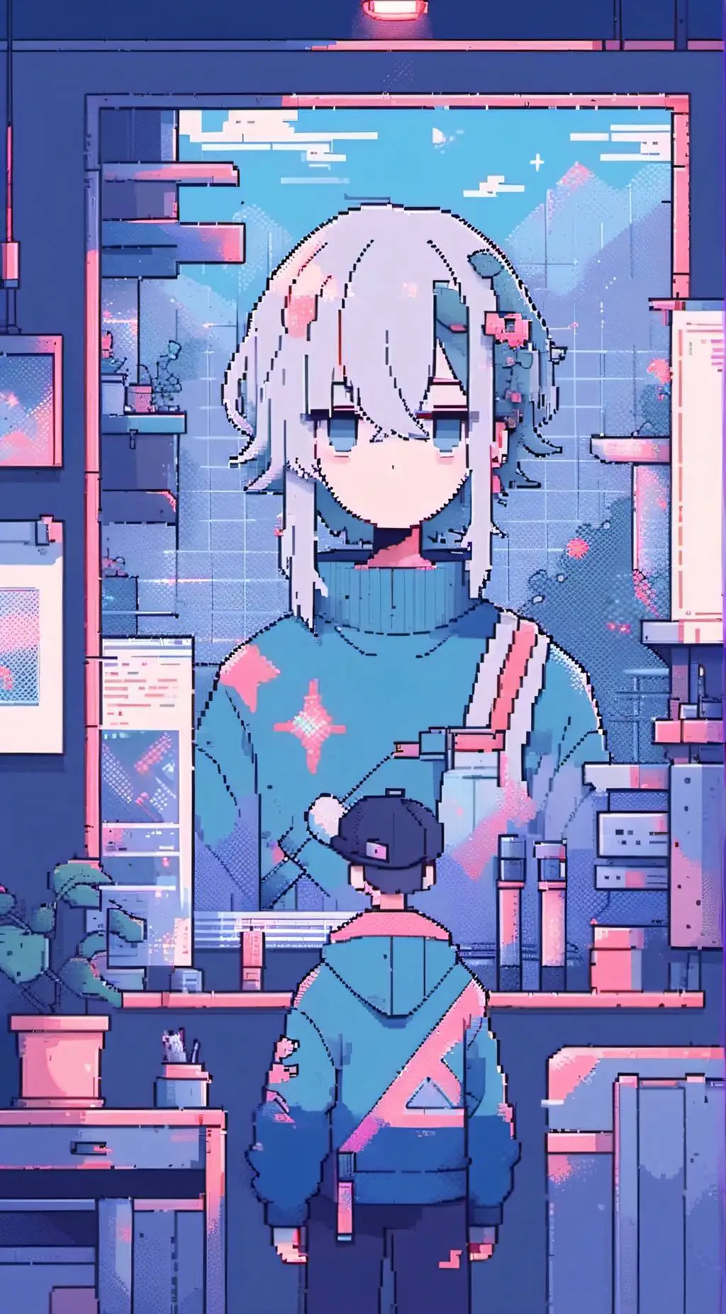 ai character: Silly billy fnf background