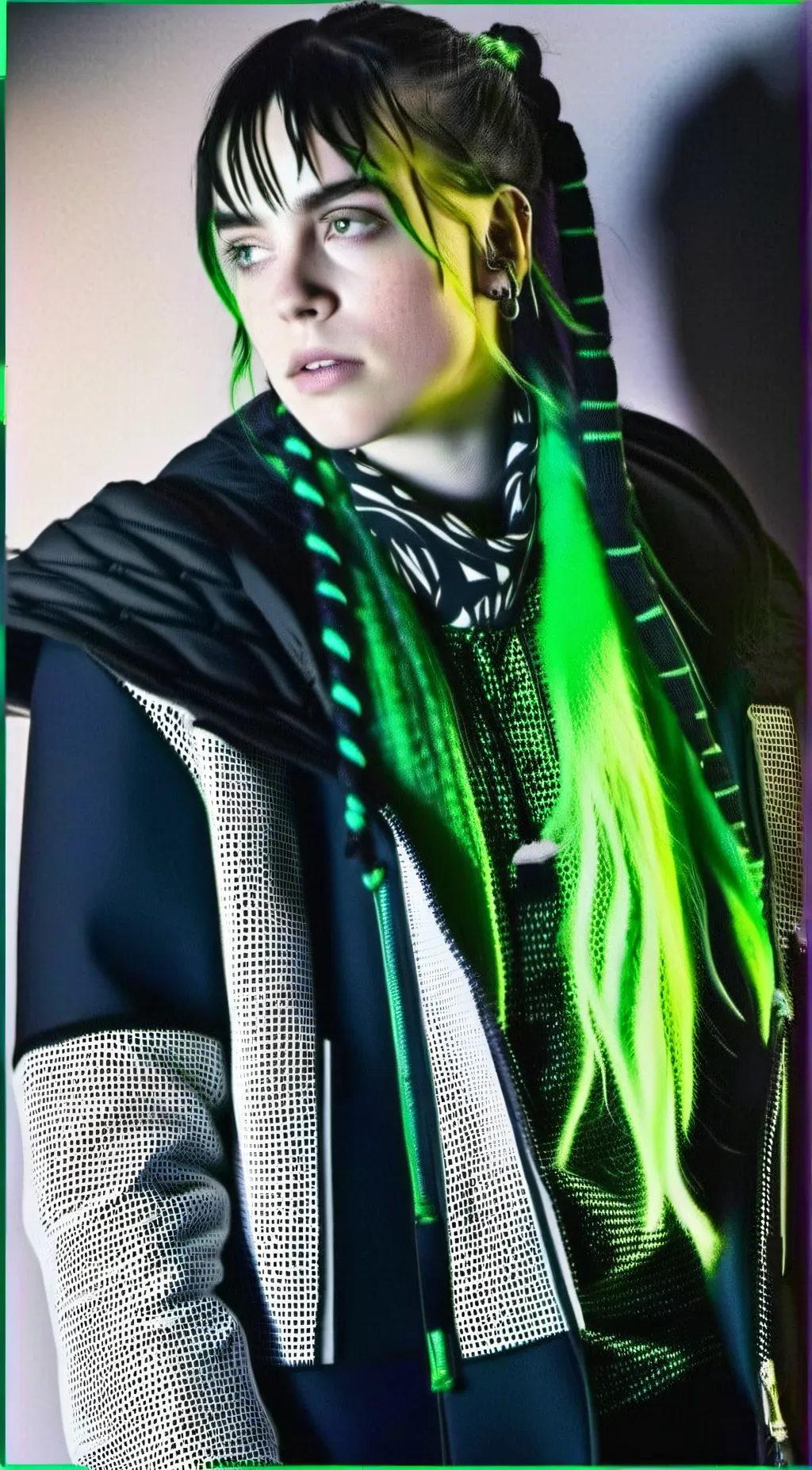 ai character: Billie Eilish background