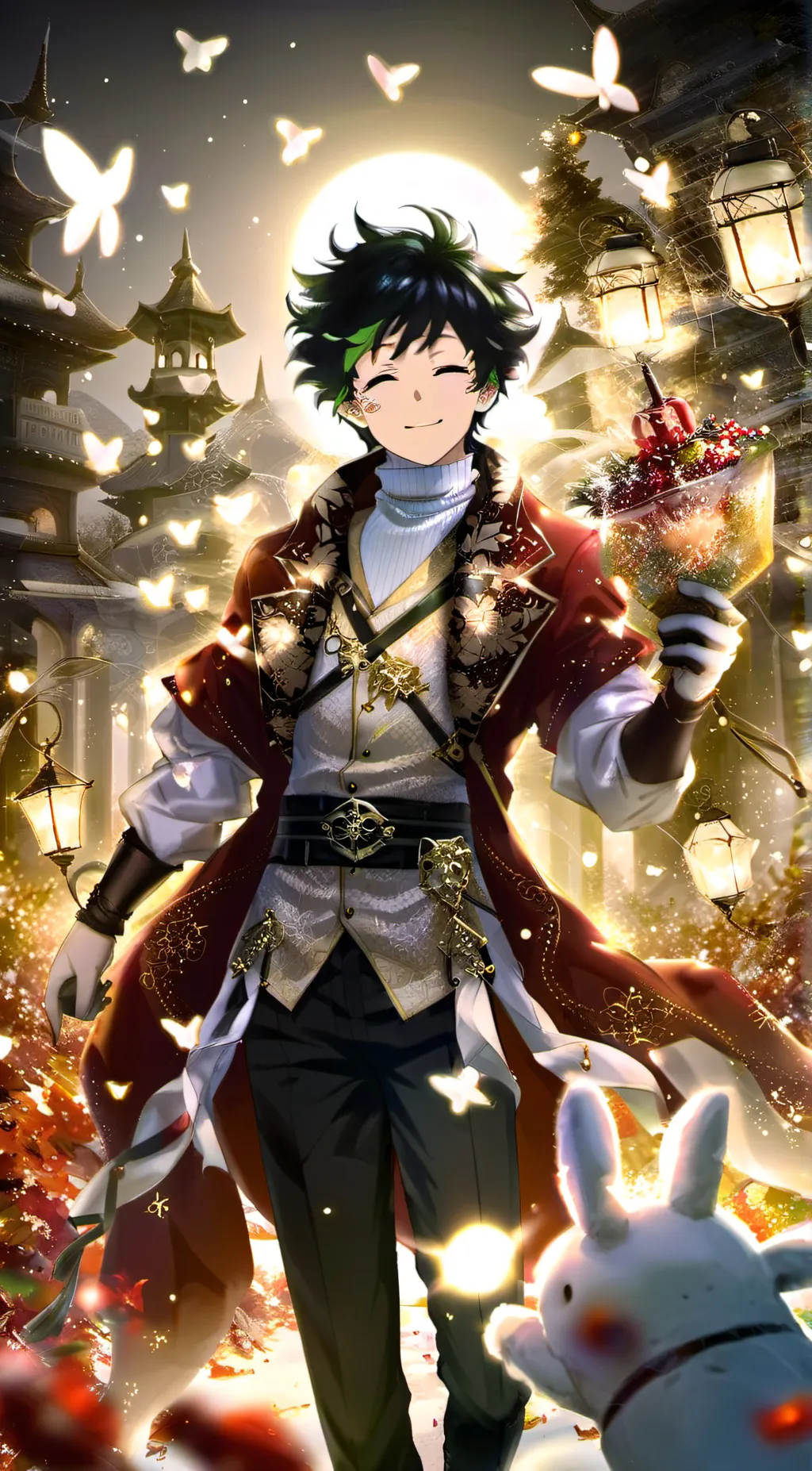 ai character: Izuku Midoriya background